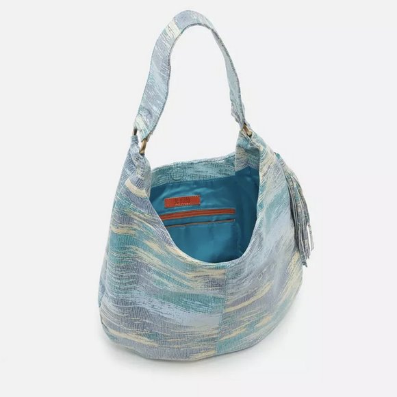 HOBO INTERNATIONAL GARDNER shoulder bag CRACKED GLASS   NWT - Picture 4 of 4